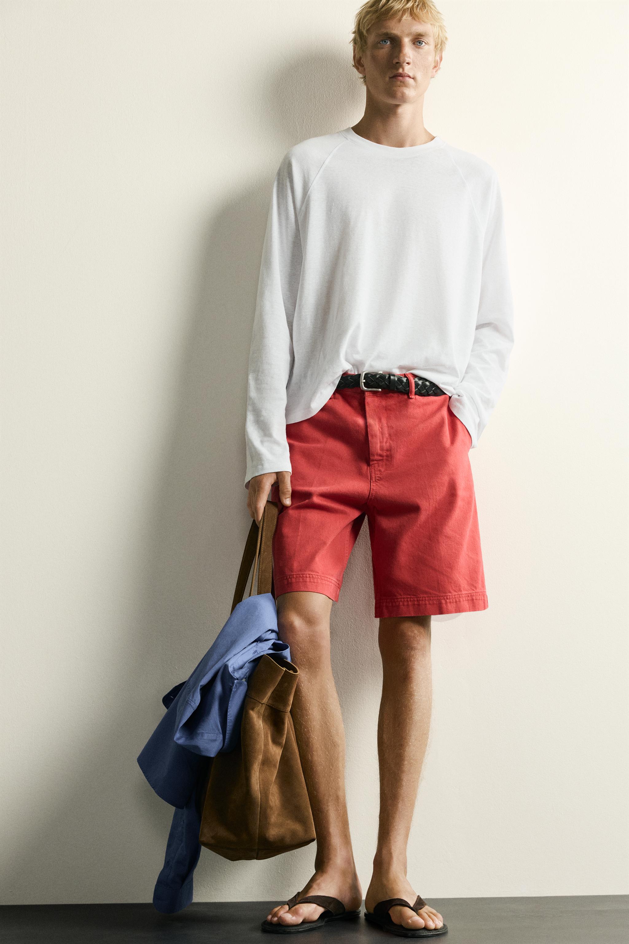 T-SHIRT COLOR BLOCK EN COTON ET LIN
